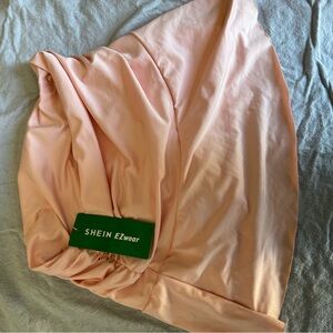 SHEIN EZwear Peach Skirt